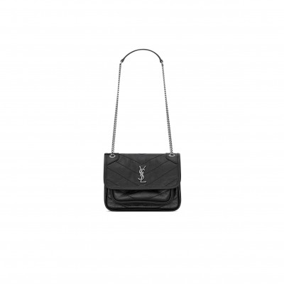 YSL NIKI BABY IN VINTAGE LEATHER 6331850EN041000 (21*16*7.5cm)